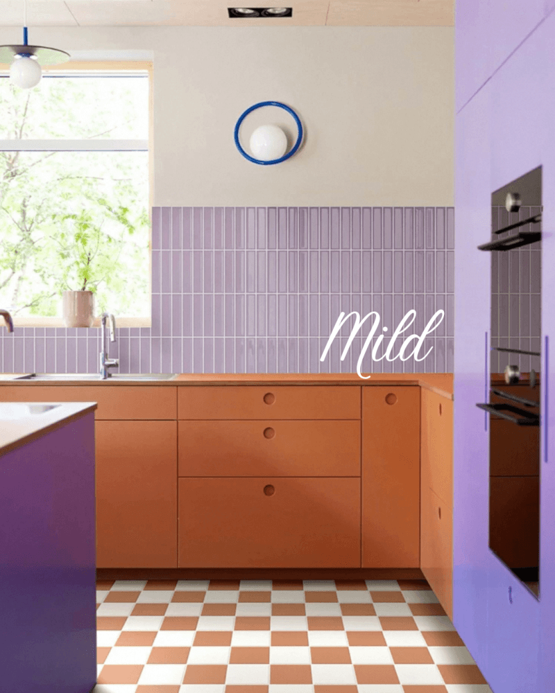 โมเสคสีพาสเทล TIMELESS TILES รุ่น MILD 29.8X19.8 ซม. สีม่วงลาเวนเดอร์ ผิวเงา